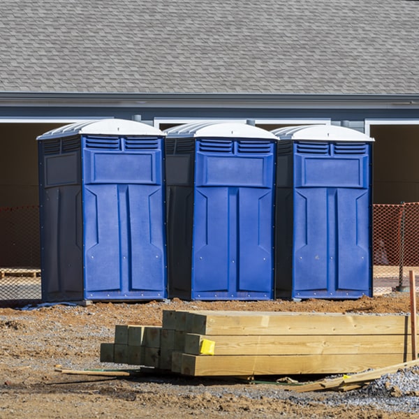 is there a specific order in which to place multiple portable restrooms in Glenmore WI